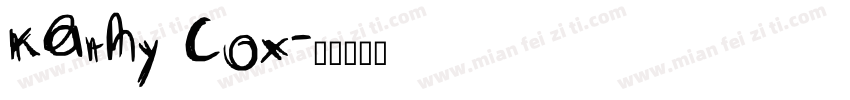 Kathy Cox字体转换